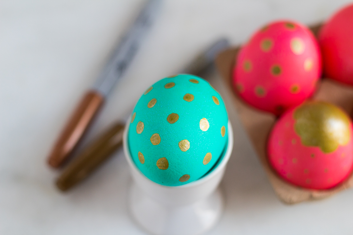 sharpie decorated easter eggs