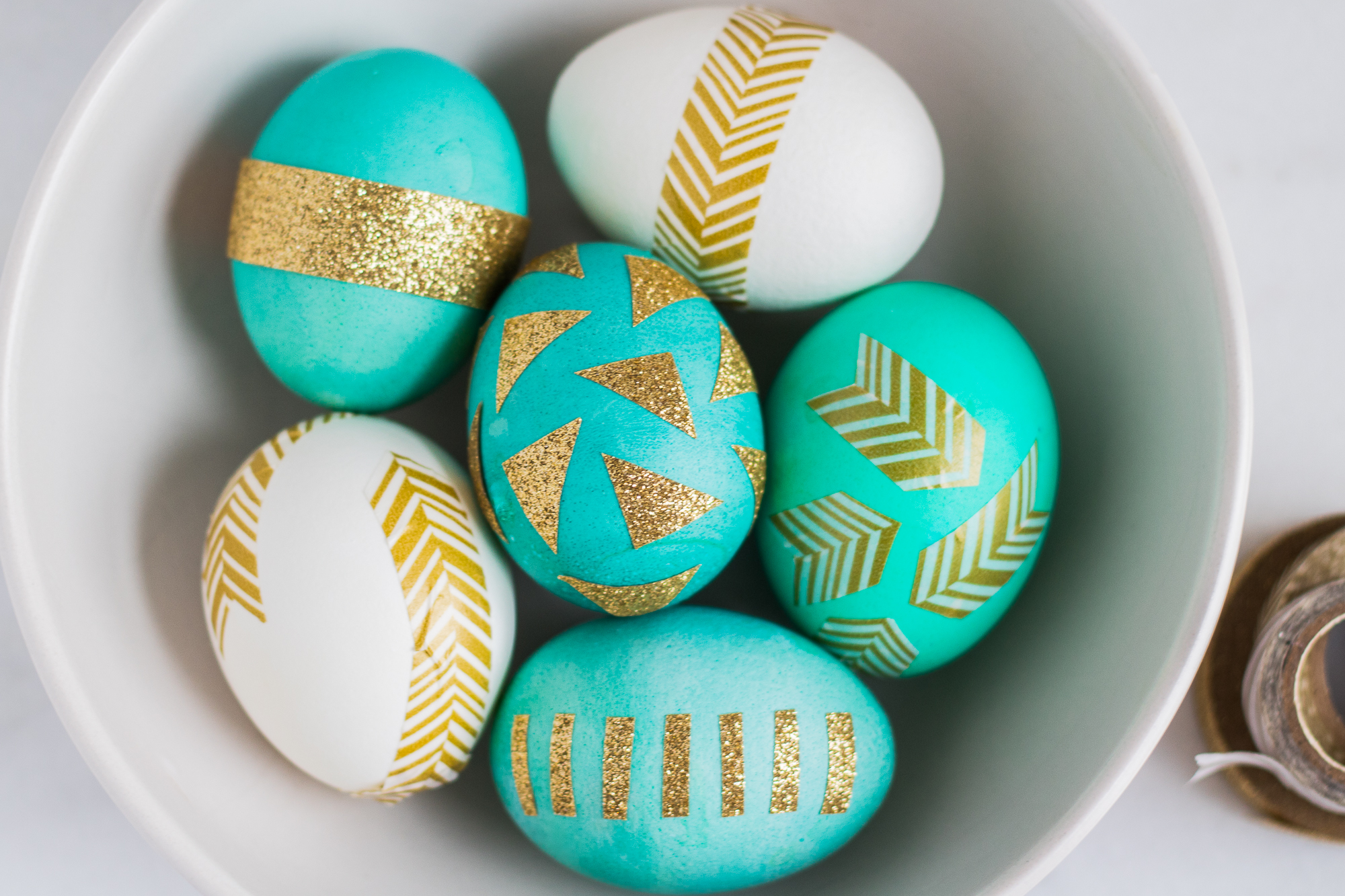 creative easter egg decoration washi tape