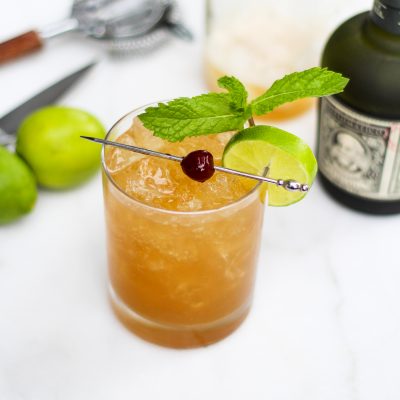 the little zombie rum cocktail