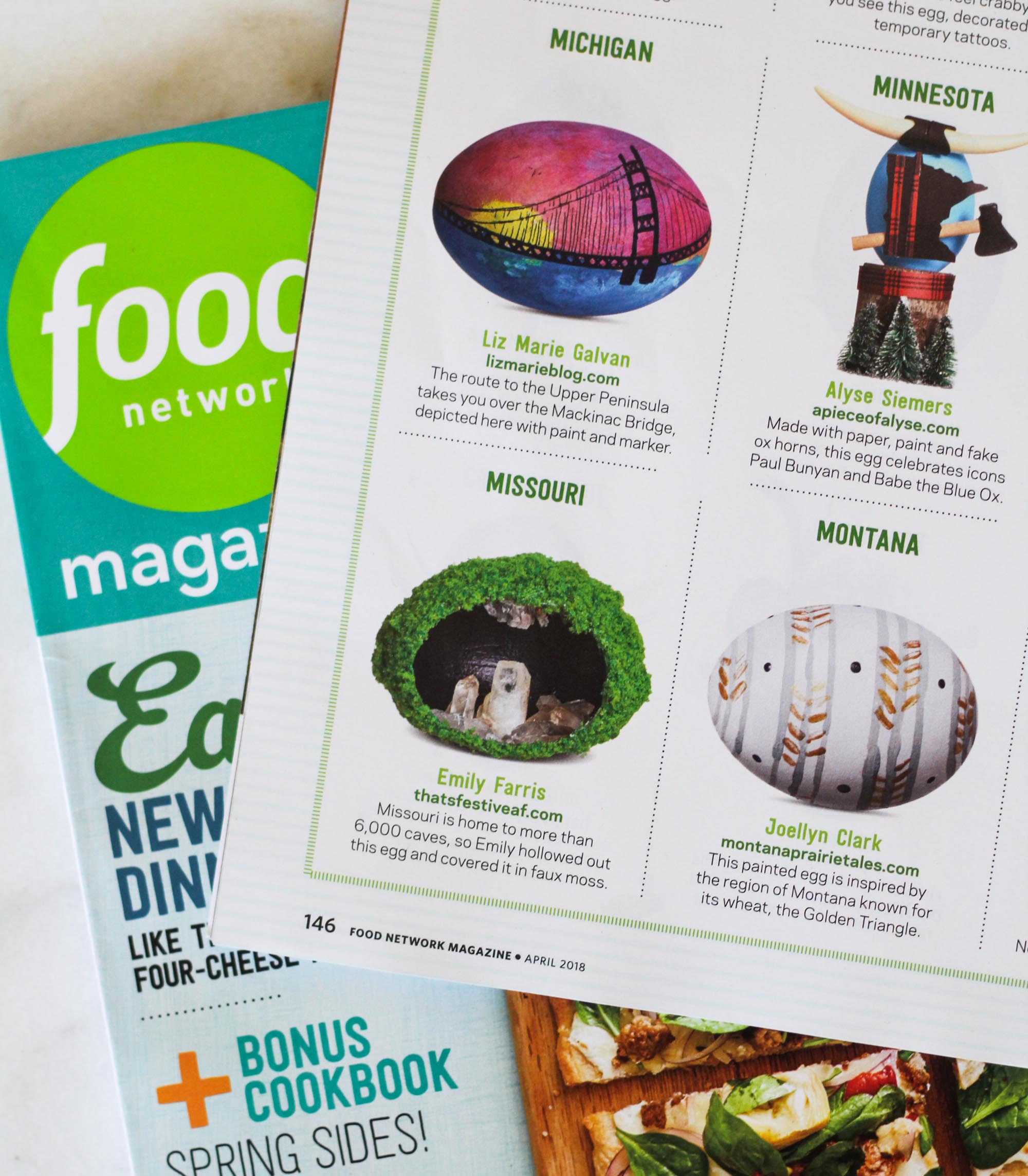 egg diorama food network magazine
