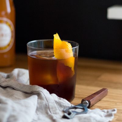 Cold Brew and Orange Soda Cocktail
